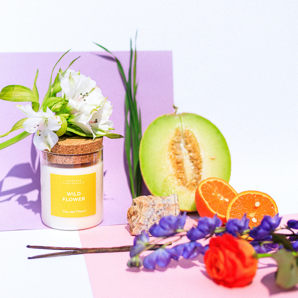 Candle Wild Flower